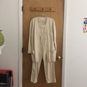 Vintage 100% Silk Pantsuit — The Limited — w/tags